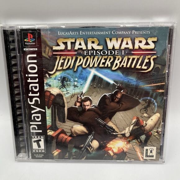 Star Wars: Episode I: Jedi Power Battles (Sony PlayStation 1, PS1) Complete CIB! - Picture 1 of 10